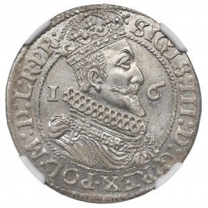 Zygmunt III Waza, Ort 1623/4, Gdańsk - NGC MS63