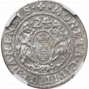 Zygmunt III Waza, Ort 1623/4, Gdańsk - NGC MS63