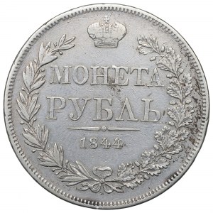 partition de la Russie, Nicolas Ier, Rouble 1844 MW, Varsovie