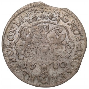 John III Sobieski, The Sixpence 1680, Krakow - BEAUTIFUL