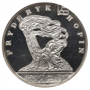 III RP, 100.000 zlotych 1990, Chopin