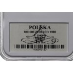 III RP, 100.000 zlotych 1990, Chopin