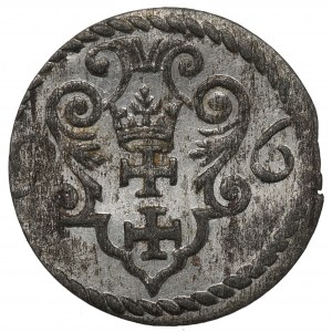 Sigismund III, Denarius 1596, Danzig