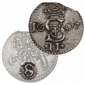 Sigismund III, 2 denarii 1607, Vilnius