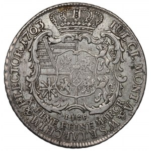 Saxe, Friedrich Krystian, Thaler 1763, Leipzig