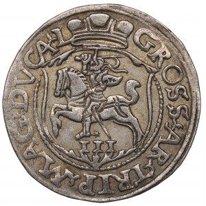 Sigismund II Augustus, 3 groschen 1564, Vilnius - L/L