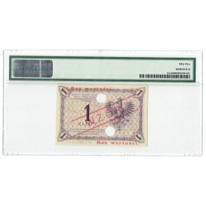 II Republic of Poland, 1 zloty 1919 - PMG 63