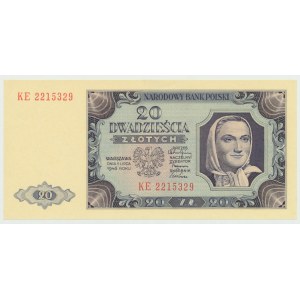 PRL, 20 Zloty 1948 KE