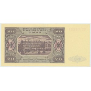 PRL, 20 Zloty 1948 KE