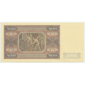 PRL, 500 zloty 1948 CC - MODEL.