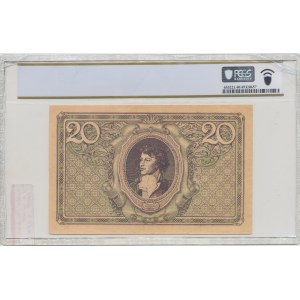 II RP, 20 Polish marks 1919 K - PCGS 40