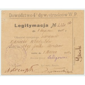 II RP, Legitimation of the 14th Rifle Regiment of the 4th Rifle Division