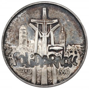 III RP, 100.000 PLN 1990 Solidarität Typ A