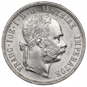 Austria, Franz Joseph I, 1 florin 1881
