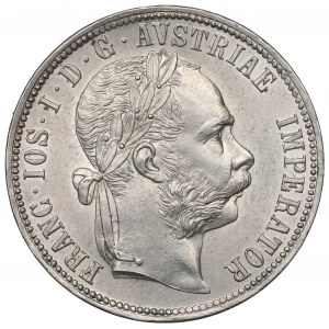 Austria, Franz Joseph I, 1 florin 1885