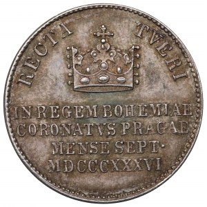 Austria, Ferdinand I, Coronation jeton 1836 Prague