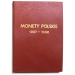 People's Republic of Poland, Collection of coins in vintage claspers - 1949-1990