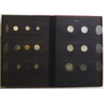 People's Republic of Poland, Collection of coins in vintage claspers - 1949-1990