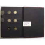 People's Republic of Poland, Collection of coins in vintage claspers - 1949-1990