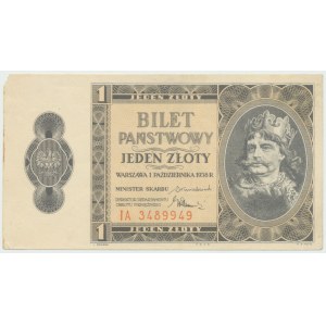 II RP, 1 złoty 1938 IA