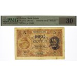 II RP, 5 złotych 28 lutego 1919 S. 87. A. - PMG 30