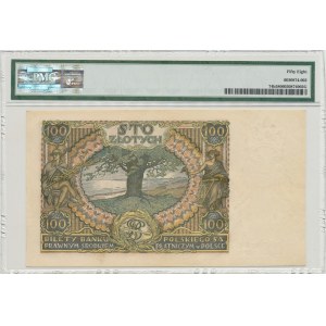 II RP, 100 złotych 1932 AC - ilustrowany na okładce katalogu Cz. Miłczaka