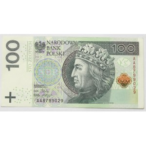 IIIRP, 100 złotych 2012 AA