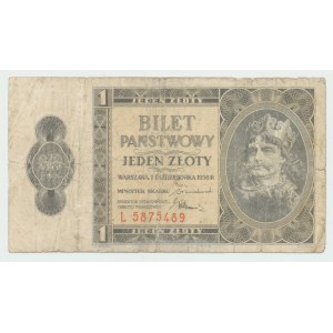 II RP, 1 złoty 1938 L ex. LUCOW