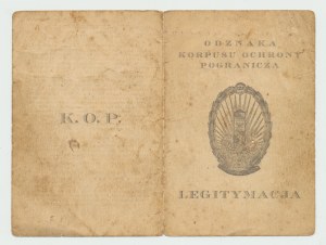 II RP, Legitimation of Badge of Border Protection Corps Baon Niemenczyn