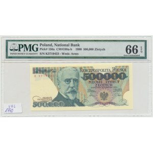 PLN 500 000 1990 K - PMG 66EPQ
