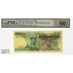 PLN 500 000 1990 K - PMG 66EPQ