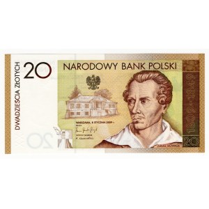 20 złotych 2009 - Juliusz Słowacki