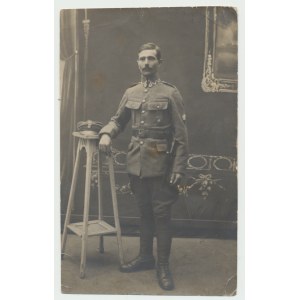II RP, Fotografia podoficer C.K.M. 6 Pułk Piechoty Legionów(?)
