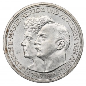 Germany, Anhalt, 3 mark 1914 A