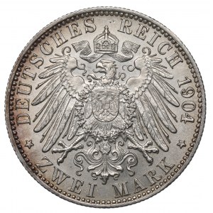 Germany, Bremen 2 mark 1904 J