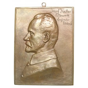 Polska, Plakieta Józef Haller - Chodziński, Wilno 1918