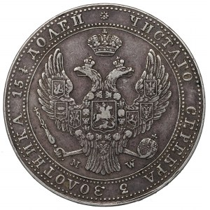 Poland under Russia, Nicholas I, 3/4 rouble=5 zloty 1838 MW
