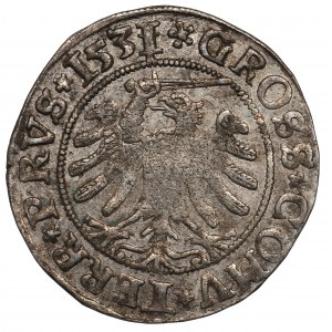 Zygmunt I Stary, Grosz dla ziem pruskich 1531, Toruń - PRVS/PRVS