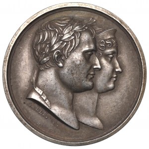 Francie, Svatební medaile Napoleona a Marie Luisy Rakouské 1810