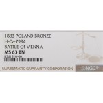 Poland, Medal for 200 years of Vienna Battle 1883 - NGC MS63 BN