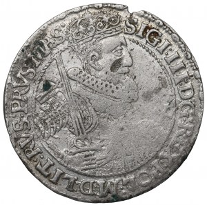 Sigismund III, 18 groschen 1621 PRVS M, Bromberg