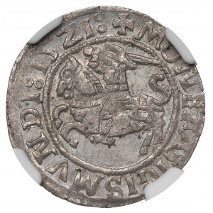 Sigismund I the Old, Halfgroat 1521, Vilnius - NGC MS63