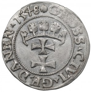 Sigismund I the Old, Groschen 1548 Danzig