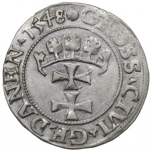 Sigismund I the Old, Groschen 1548 Danzig