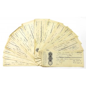 Urzędowy blankiet wekslowy - kolekcja 154 egz.