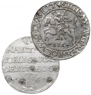 Sigismund II Augustus, 3 groschen 1565, Tiktin