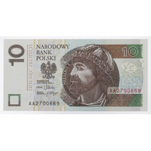 10 złotych 2012 AA