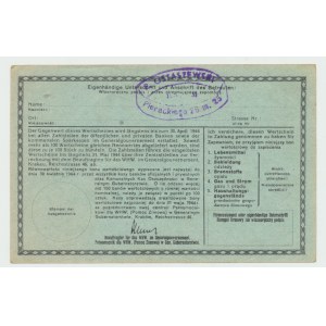 Aide hivernale à la population allemande, 10 zlotys 1943-1944
