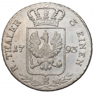 Germany, Preussen, Friedrich Wilhelm II, 1/3 thaler 1793 B