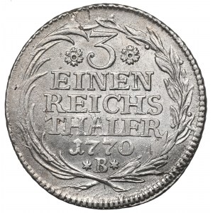Niemcy, Prusy, Frederick II, 1/3 thaler 1773 B